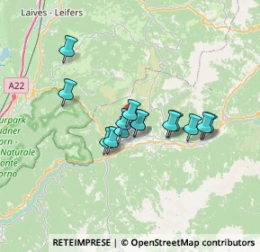 Mappa Via Val del Rù, 38030 Varena TN, Italia (4.94857)