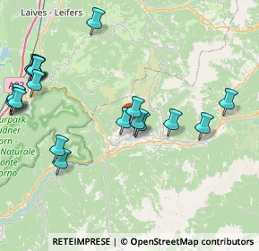 Mappa Via Val del Rù, 38030 Varena TN, Italia (9.62)