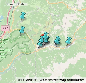 Mappa Via Val del Rù, 38030 Varena TN, Italia (4.095)