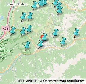 Mappa Via Val del Rù, 38030 Varena TN, Italia (9.263)