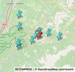Mappa Via Val del Rù, 38030 Varena TN, Italia (5.015)