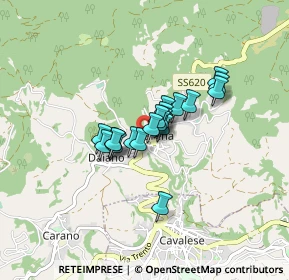 Mappa Via Val del Rù, 38030 Varena TN, Italia (0.4905)