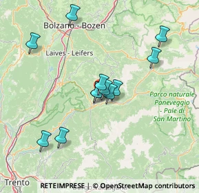 Mappa Via Val del Rù, 38030 Varena TN, Italia (12.49333)