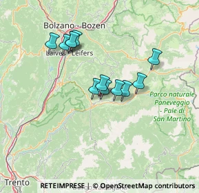 Mappa Via Val del Rù, 38030 Varena TN, Italia (10.84417)