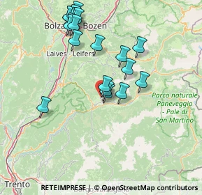 Mappa Via Val del Rù, 38030 Varena TN, Italia (15.322)