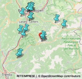 Mappa Via Val del Rù, 38030 Varena TN, Italia (17.018)