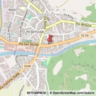 Mappa Via G. Marconi, 5, 38037 Predazzo, Trento (Trentino-Alto Adige)