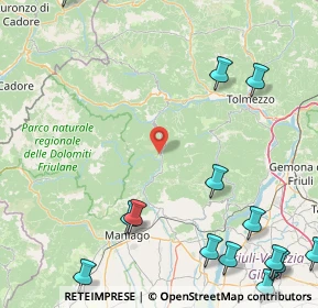 Mappa Via Pradiel, 33090 Tramonti di sotto PN, Italia (26.11867)