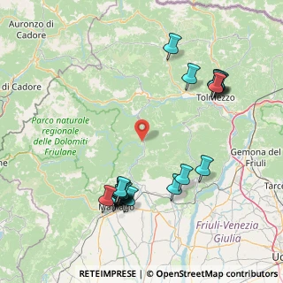Mappa Via Pradiel, 33090 Tramonti di sotto PN, Italia (17.7945)