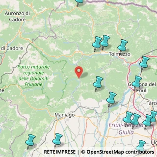 Mappa Via Pradiel, 33090 Tramonti di Sopra PN, Italia (29.00444)