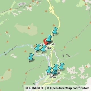 Mappa Via Pradiel, 33090 Tramonti di Sopra PN, Italia (1.70769)