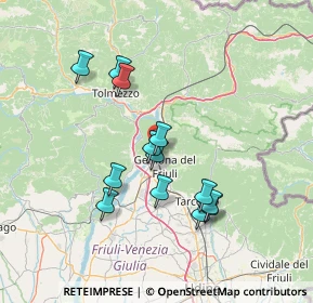 Mappa Via Nazionale, 33013 Gemona del Friuli UD, Italia (12.62538)