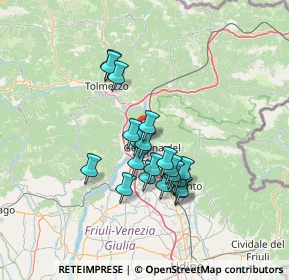 Mappa Via Nazionale, 33013 Gemona del Friuli UD, Italia (10.776)
