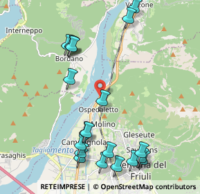 Mappa Via Nazionale, 33013 Gemona del Friuli UD, Italia (2.413)