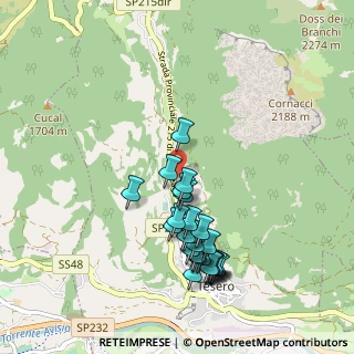 Mappa Via Scandolagia, 38038 Tesero TN, Italia (0.95462)