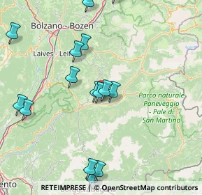 Mappa Via Scandolagia, 38038 Tesero TN, Italia (17.618)