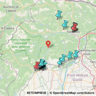 Mappa Via Pradis, 33090 Tramonti di Sopra PN, Italia (17.538)