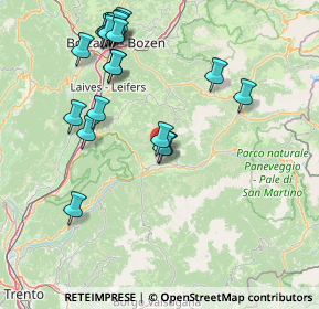 Mappa 38030 Varena TN, Italia (17.1315)