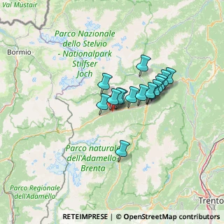 Mappa Via Venezia, 38026 Ossana TN, Italia (9.29875)