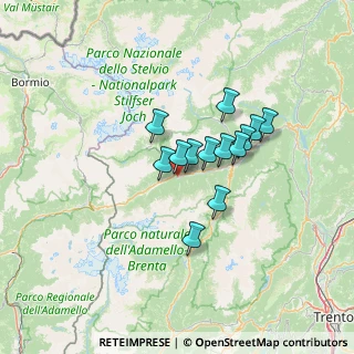 Mappa Via Venezia, 38026 Ossana TN, Italia (9.30769)