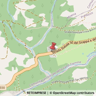 Mappa Via Santa Lucia, 6, 38037 Predazzo, Trento (Trentino-Alto Adige)