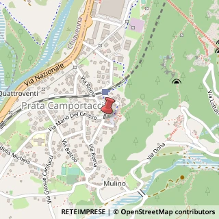 Mappa Via Mario del Grosso, 1, 23020 Prata Camportaccio, Sondrio (Lombardia)