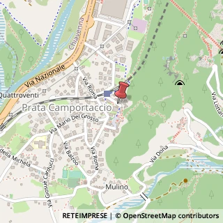 Mappa Via Ezio Vanoni, 9, 23020 Prata Camportaccio SO, Italia, 23020 Prata Camportaccio, Sondrio (Lombardia)
