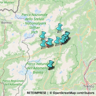 Mappa Strada per Valtresin, 38020 Pellizzano TN, Italia (10.21737)