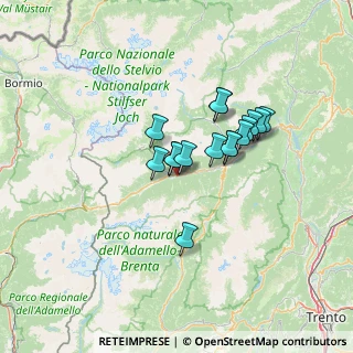 Mappa Str. per Valtresin, 38020 Pellizzano TN, Italia (9.61313)