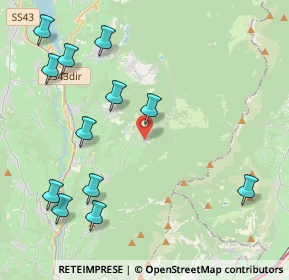Mappa Via Chèta, 38010 Vervò TN, Italia (4.96917)