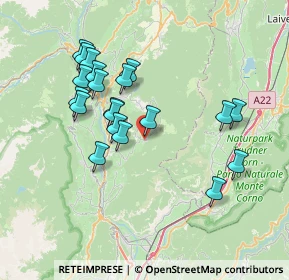 Mappa Via Chèta, 38010 Vervò TN, Italia (6.8555)