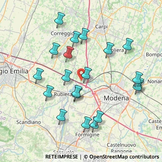 Mappa Via Molino Valle, 41011 Campogalliano MO, Italia (8.5195)