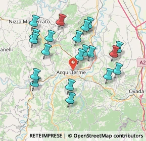 Mappa Via Cassino, 15011 Acqui Terme AL, Italia (7.695)