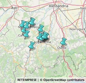 Mappa Via Cassino, 15011 Acqui Terme AL, Italia (9.255)