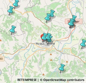 Mappa Via aldo moro, 15011 Acqui Terme AL, Italia (5.05643)