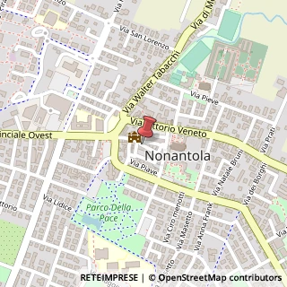 Mappa Via San Rocco, 19A, 41015 Nonantola, Modena (Emilia Romagna)
