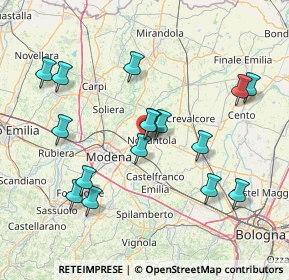 Mappa Via Galileo Galilei, 41015 Nonantola MO, Italia (15.63125)