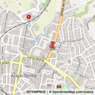 Mappa Via Nizza, 57, 15011 Acqui Terme, Alessandria (Piemonte)