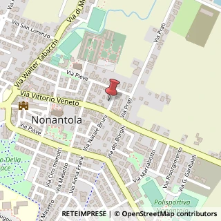 Mappa Via buozzi bruno 8/2, 41015 Nonantola, Modena (Emilia Romagna)