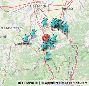 Mappa SP 185, 15078 Rocca Grimalda AL (9.808)