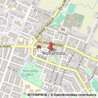 Mappa Via dei Da Prata, 14, 41015 Nonantola, Modena (Emilia Romagna)