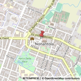 Mappa Piazza Antonio Gramsci, 2, 41015 Nonantola, Modena (Emilia Romagna)