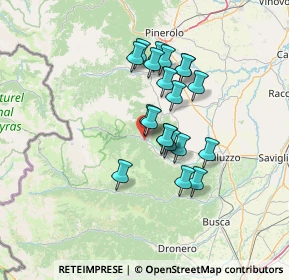 Mappa Piazza Piave, 12034 Paesana CN, Italia (10.7365)