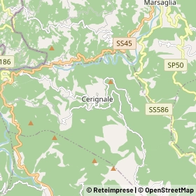 Mappa Cerignale