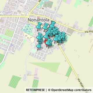 Mappa Via Errico Malatesta, 41015 Nonantola MO, Italia (0.25385)
