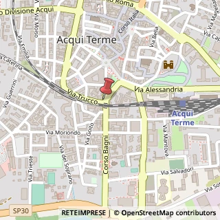 Mappa Corso Bagni, 44, 15011 Acqui Terme, Alessandria (Piemonte)