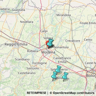 Mappa Tangenziale Nord Luigi Pirandello, 41122 Modena MO, Italia (36.0525)