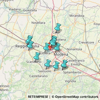 Mappa Autostrada del Sole, 41011 Reggio nell'Emilia RE, Italia (10.22267)