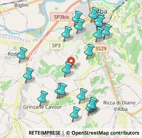 Mappa Strada Baresane, 12051 Alba CN, Italia (2.229)
