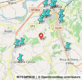 Mappa Strada Baresane, 12051 Alba CN, Italia (2.54083)